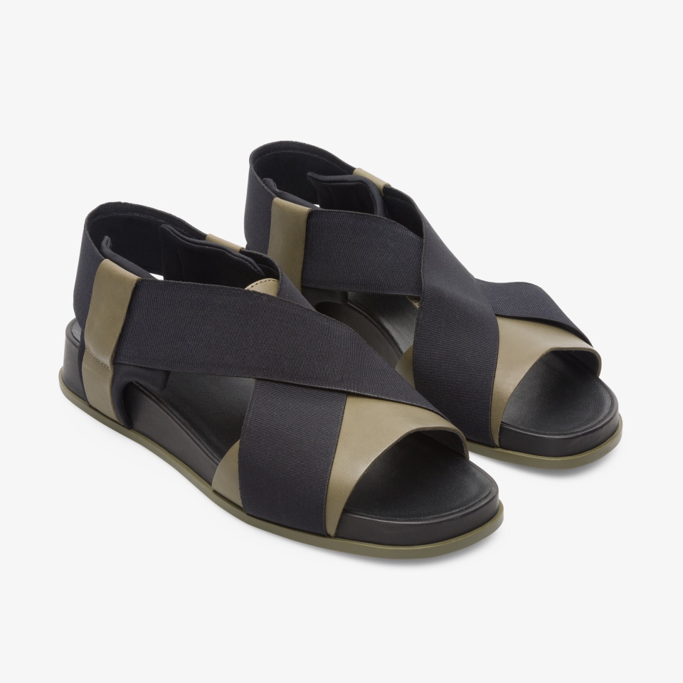 Camper Atonik Green/Black - Camper Women's Sandals ||8179-WIASX||